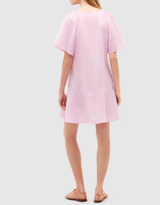 Seed Heritage - Core Linen Flutter Mini Dress
