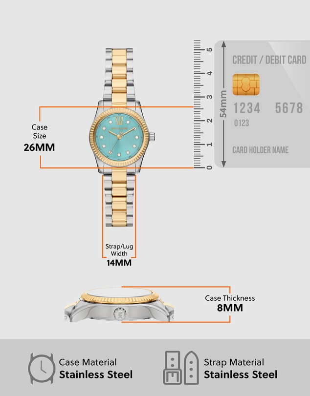 Michael Kors - Lexington Two Tone Analogue Watch