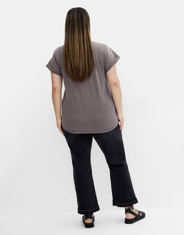 City Chic - Moonlight Cuff Tee