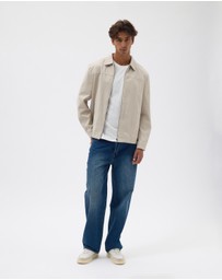 AERE - Recycled Cotton Twill Trucker Jacket