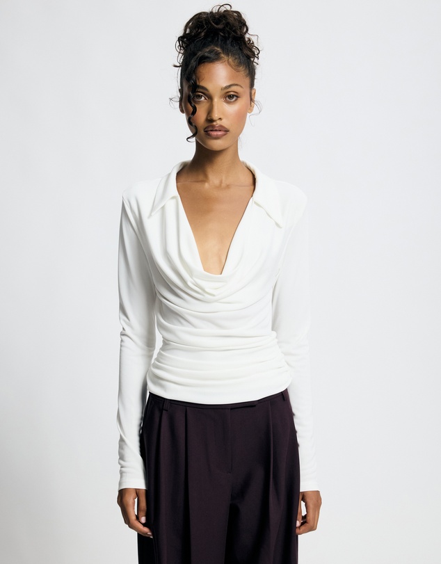 Lover - Bianca Plunge Top