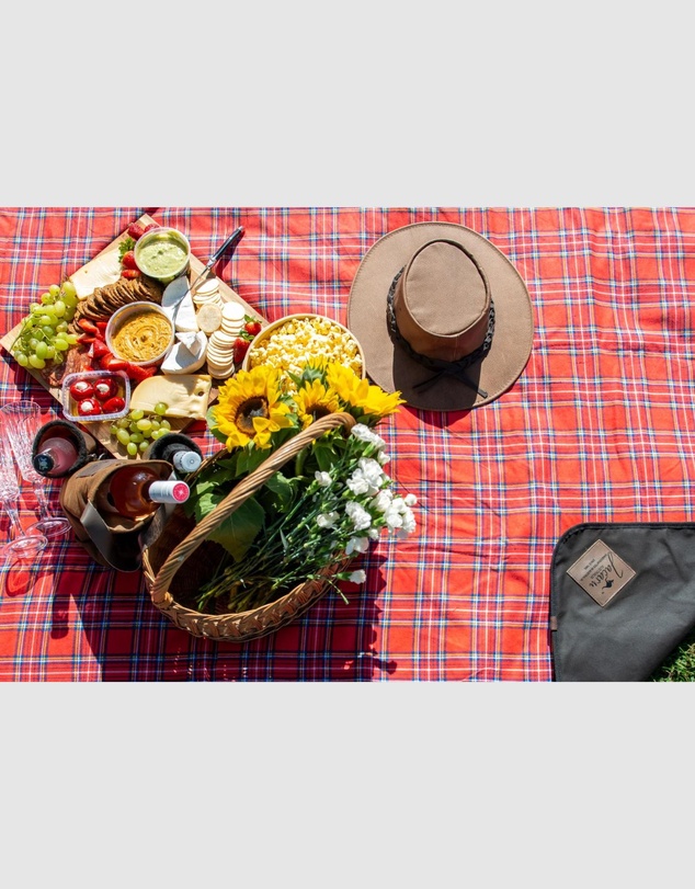 Jacaru - Jacaru 8003XL Oilskin Picnic Blanket