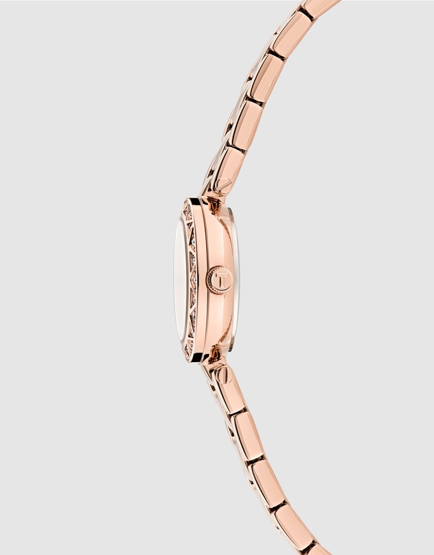 Ted Baker - Jolyye Crystal 24mm Rose Gold-Tone Bracelet Watch