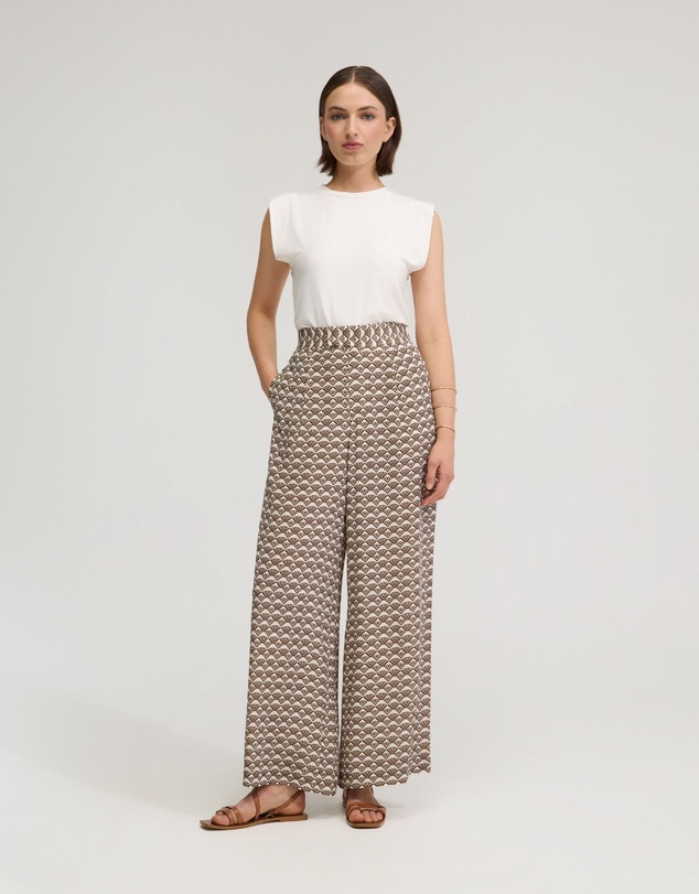Oxford - Sabrina Crop Jersey Top