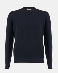 Henry Bucks - Henry Sartorial Cotton Textured Crew Neck Knit