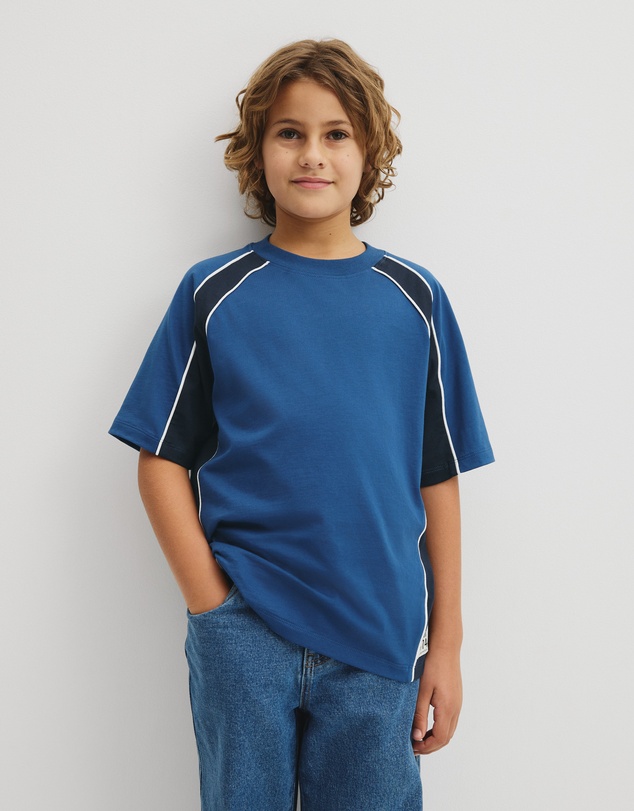 Country Road - Teen Relaxed Fit Spliced T-shirt