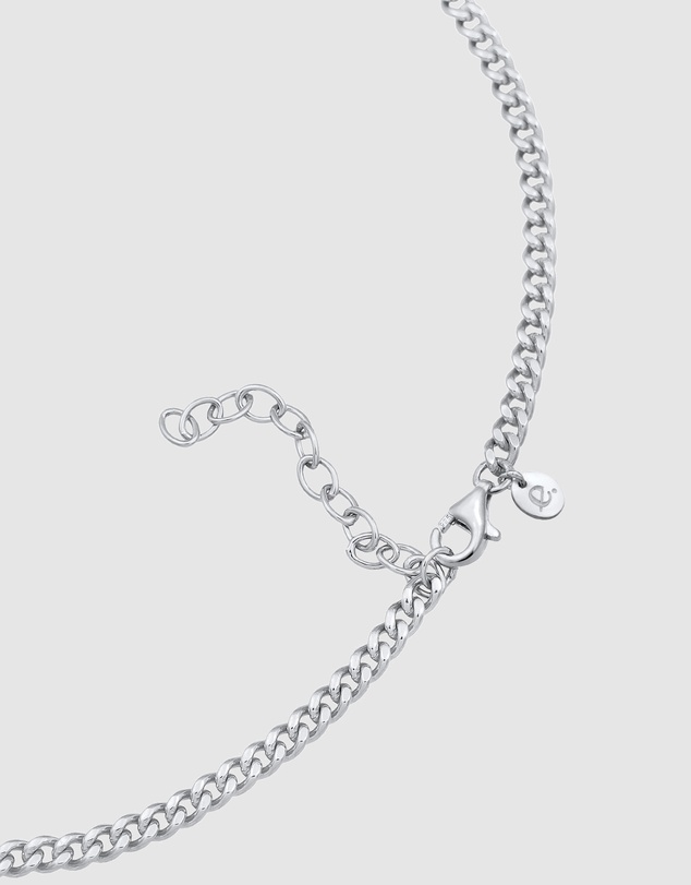 Elli Jewelry - Chunky Choker Necklace in 925 Silver