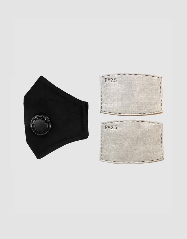 Clear Collective - Reusable Cotton Face Mask with Valve
