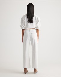 Decjuba - Darcy Cropped Wide Leg Jeans