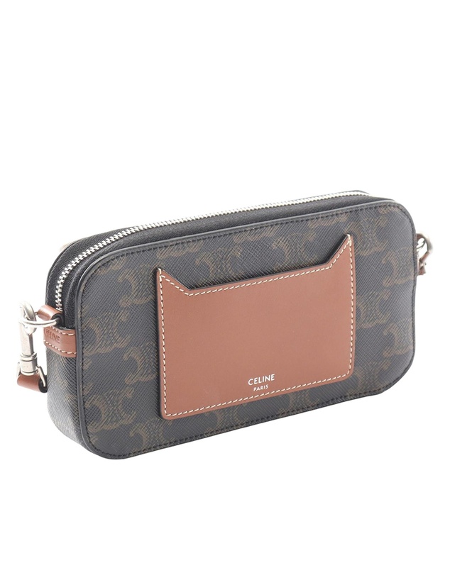 Pre-Loved by Azura Reborn - Pre-Loved Triomphe Coated Canvas Logo Horizontal Pouch