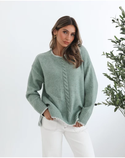 Esther & Co - Nasheia Knit - Sage