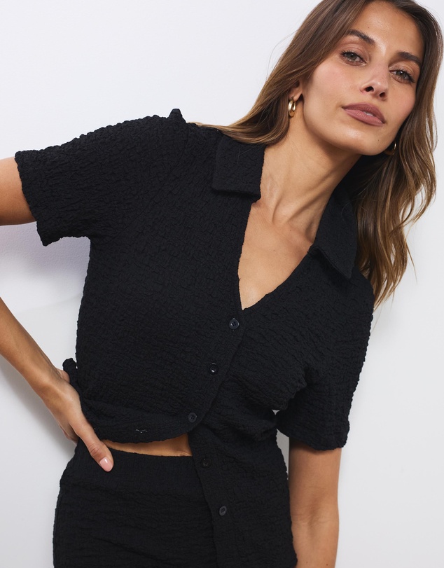 Atmos&Here - Sumi Textured Shirt