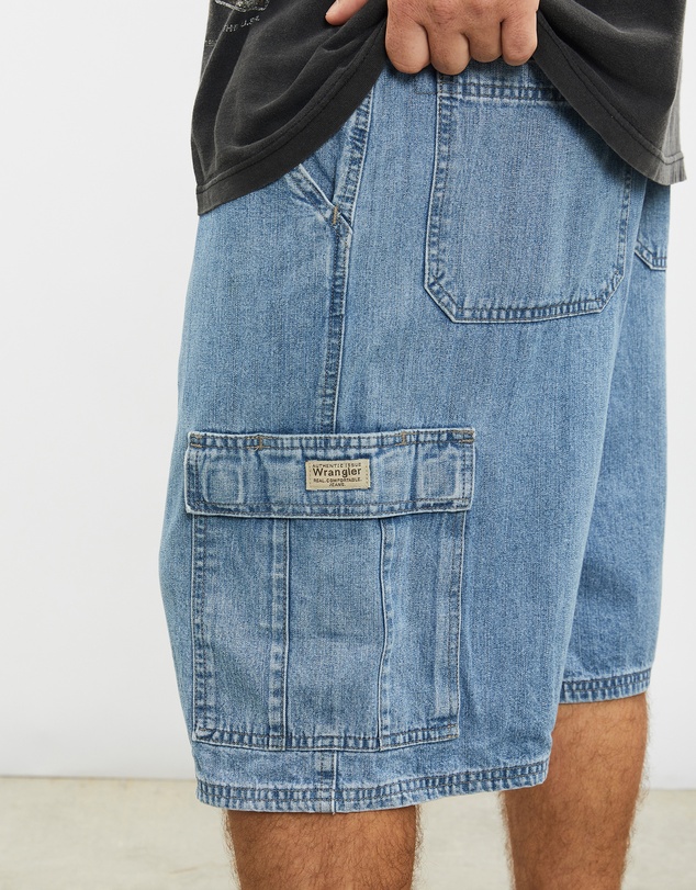 Vintage by The Real Deal - Pre Loved - Vintage Wrangler Denim Cargo Shorts