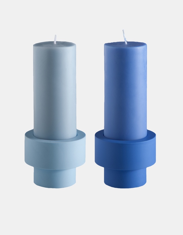 porter green - flipp sml silicone unbreakable candle holder set