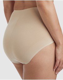 Naomi & Nicole - Light Shaping High Waist Everyday Shapewear Brief (Pack of 2)