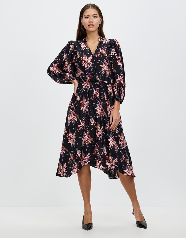 marcs silk dress Bouquet-Hearted Silk Dress by Marcs Online | THE ICONIC