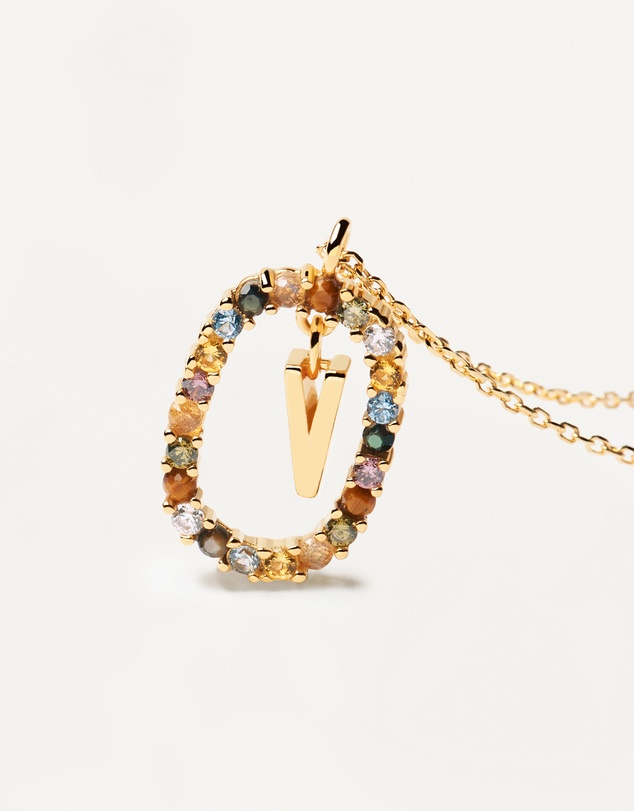 PDPAOLA - Letter V Necklace