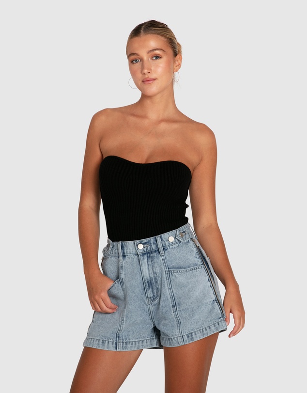Belle & Bloom - Bring The Heat Denim Shorts