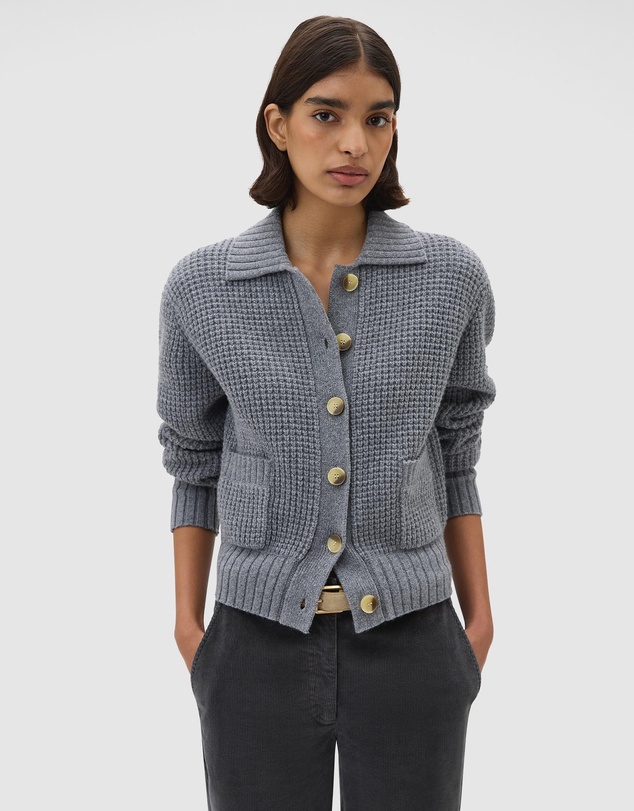 Oroton - Waffle Cardigan