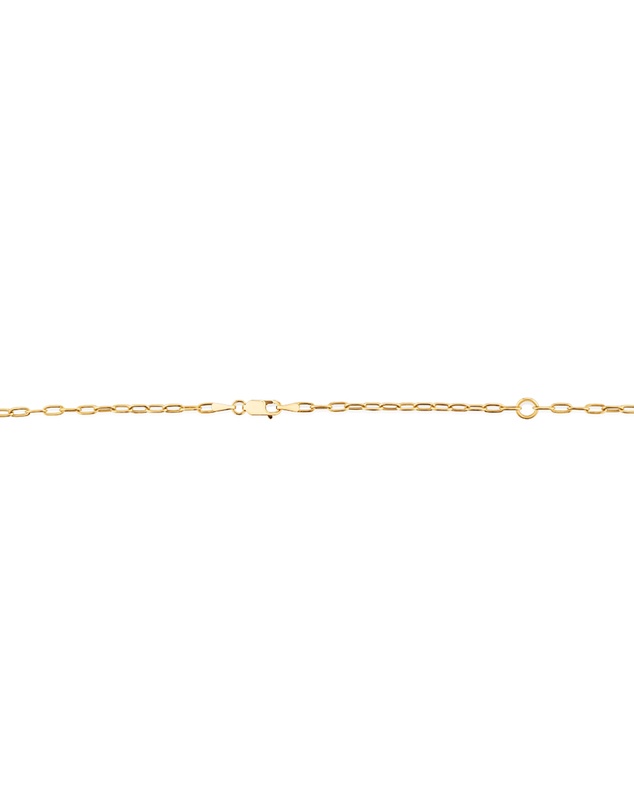 Michael Hill - 45cm (18”) 2mm-2.5mm Width Hollow Paperclip Chain in 10kt Yellow Gold