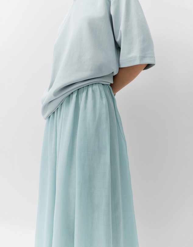 UNISON - Ramie Full Skirt