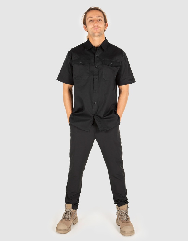UNIT Workwear - UNIT Mens Short Sleeve Task Work Drill Shirt