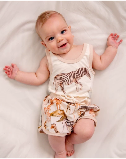 WITH LOVE FOR KIDS - Comfy Tank Onesie - Babies