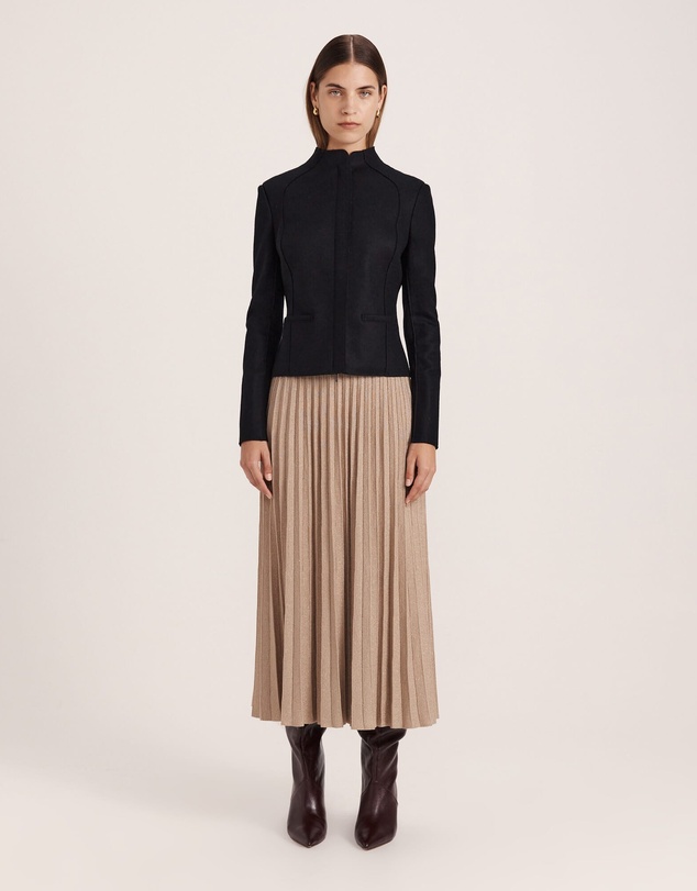 SABA - Karla Wool Fitted Biker Jacket