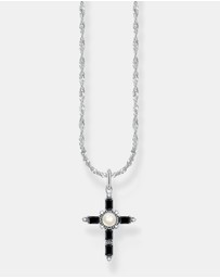 THOMAS SABO - Romance Necklace with black cross pendant