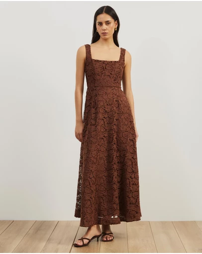 Atmos&Here - Rio Broderie Lace Midi Dress
