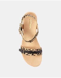 Vionic - Laurie Wedge Sandal - Tan Leopard