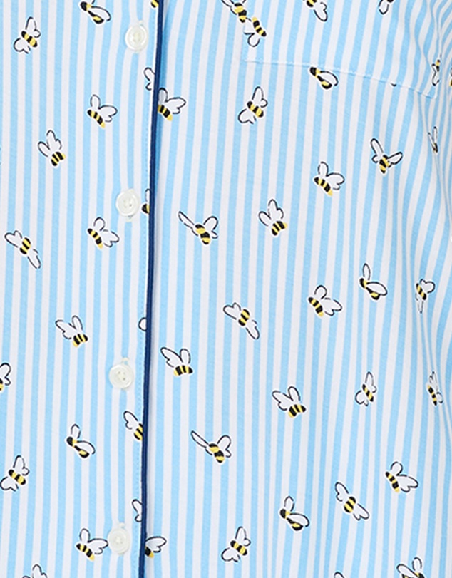 Kate Spade - Printed Modal Button Up Short Sleeve Short Pyjama Set