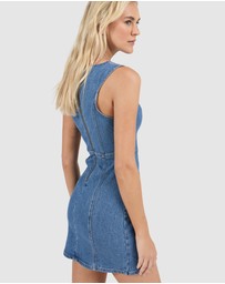 Rolla's - Carmen Denim Dress Mini Canyon Stone