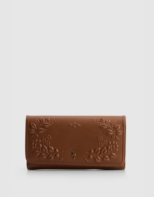 Laura Jones - Embossed Large Clutch Wallet