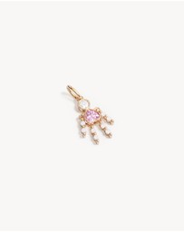 By Charlotte - Tiny Dancer Pendant - Pink Crystal