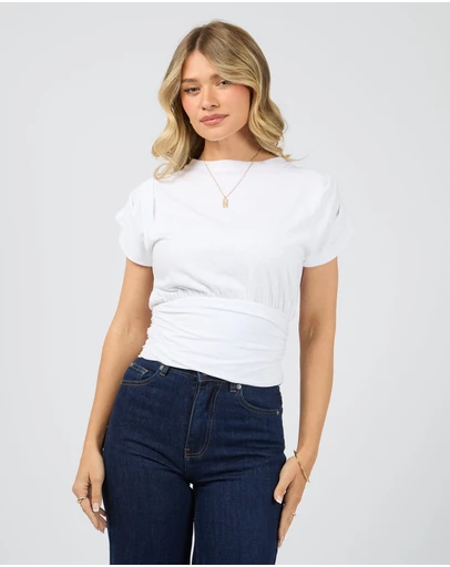 All About Eve - Aae Halle Tee White