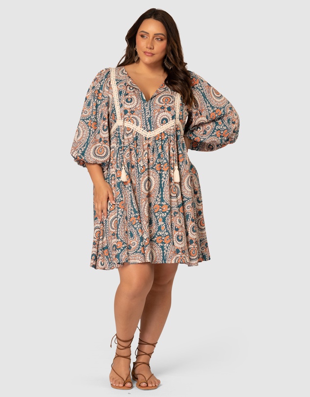 The Poetic Gypsy - Sea Breeze Mini Dress