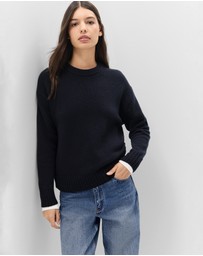 UNISON - Merino Wool Crew Neck Knit