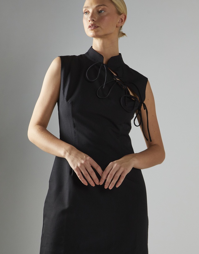 Glamorous - Mandarin Collar Mini Dress