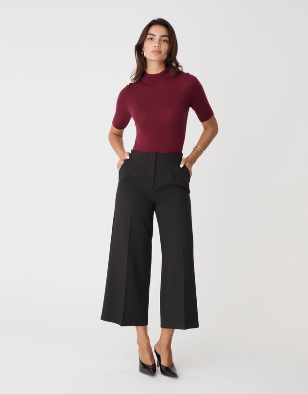 Forcast - Ellen Wool Short Sleeve Knit