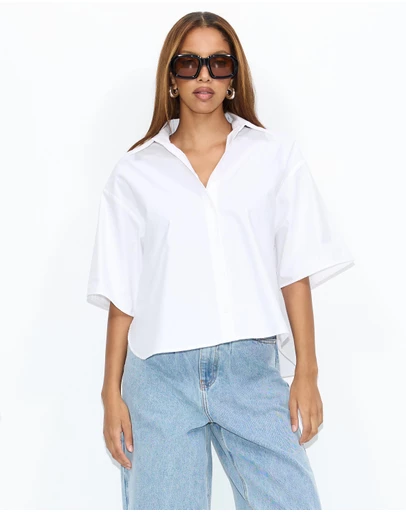 Dazie - Harbour Cotton Oversized Shirt