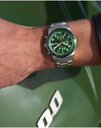 Fossil - Sport Tourer Silver Tone Chronograph Watch