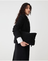 Forcast - Orla Wool Blend Tie Waist Coat