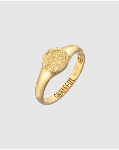 Haze & Glory - ICONIC EXCLUSIVE - Grateful Ring - 9K Solid Gold