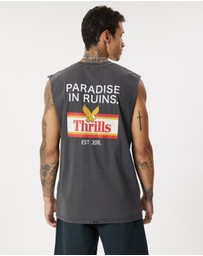Thrills - Never Stop Merch Fit Muscle Tee - ICONIC EXCLUSIVE
