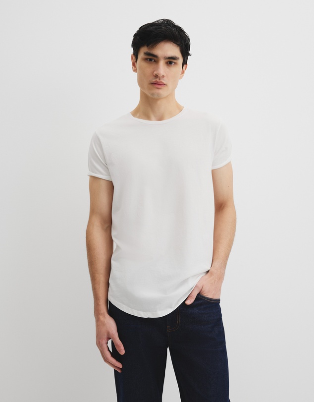 Country Road - Australian Cotton Longline Garment Dye T-shirt