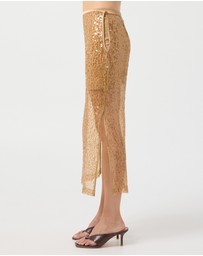 Third Form - Reflection Sequin Midi Skirt