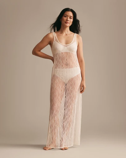 Resting - Stretch Lace Celeste Slip Dress