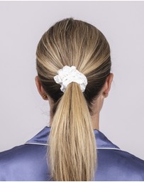 SILK MAGNOLIA - Pure Silk Scrunchie