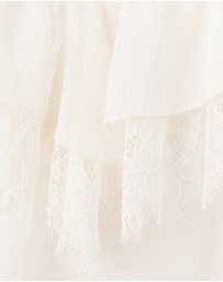 M.N.G - Lace Ruffle Dress